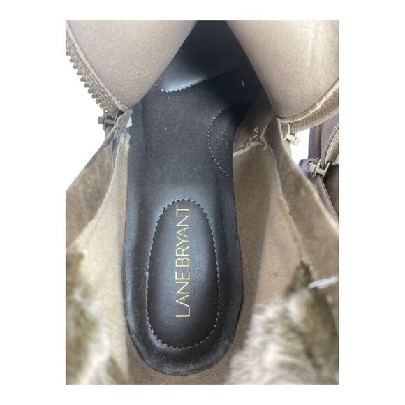 PB3 Lane Bryant Emma Fur Lined Wedge Ankle Bootie Women's 9Wide - Picture 10 of 10